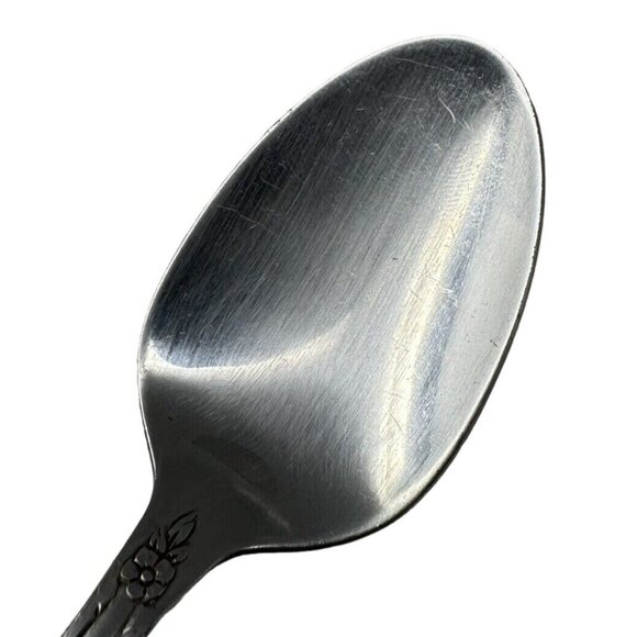Oneidacraft Venus Teaspoon Lot of 4 Vintage Oneida Stainless Steel 6 In Utensil - Picture 4 of 4